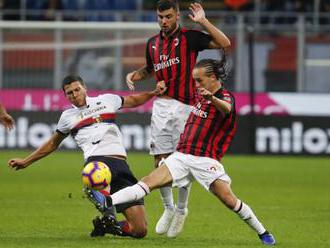 AC Miláno v dohrávke Serie A zdolalo FC Janov, o triumfe rozhodol Romagnoli