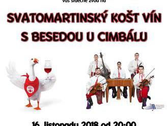 Svatomartinský košt vín s besedou u cimbálu - Vyškov