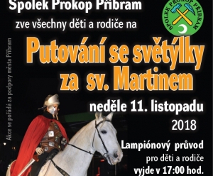 Svatomartinský lampionový průvod - Příbram