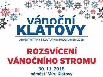 Rozsvícení vánočního stromu - Klatovy