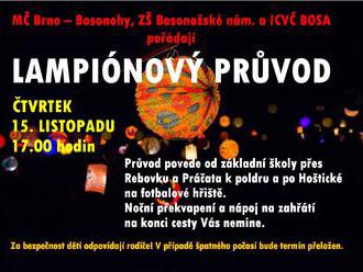 Lampionový průvod - Brno Bosonohy