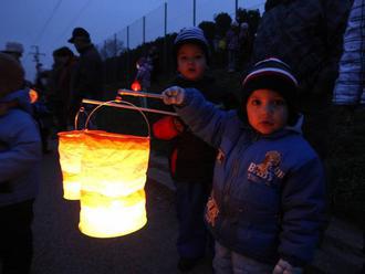 Lampionový průvod z Podhoří do Louk - Zlín