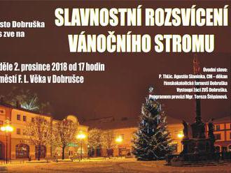 Rozsvícení vánočního stromu - Dobruška