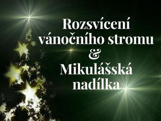 Rozsvícení vánočního stromu s Mikulášem - Paskov