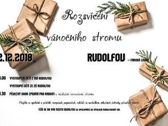 Rozsvícení vánočního stromu - Rudolfov