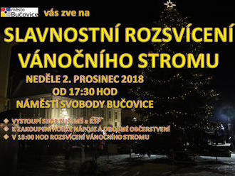 Rozsvícení vánočního stromu - Bučovice