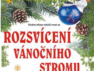 Rozsvícení vánočního stromu - Uničov