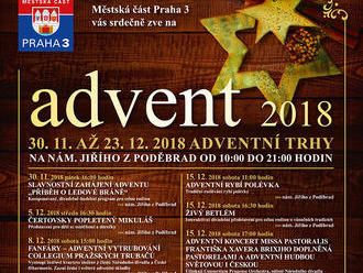 Advent na náměstí Jiřího z Poděbrad - Praha