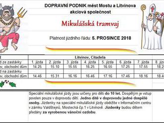 Mikulášská tramvaj - Litvínov