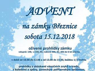 Adventní oživené prohlídky na zámku Březnice