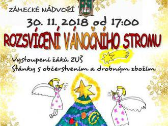 Rozsvícení vánočního stromu - Buštěhrad