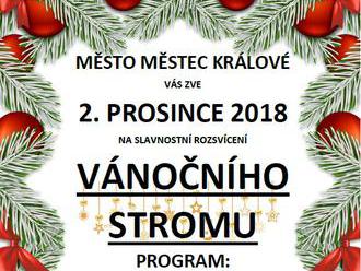 Rozsvícení vánočního stromu - Městec Králové