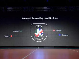 Foto: V Budapešti predstavili nové logo CEV a ME 2019, ktoré sa uskutočnia aj na Slovensku