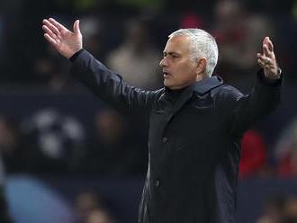 Video: Tréner Mourinho poslal odkaz neprajníkom po utrápenej výhre ManUtd v zápase Ligy majstrov