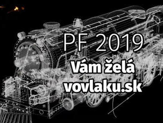 PF 2019 vo vlaku