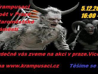 Krampusácká nadílka - Staroměstské náměstí Praha