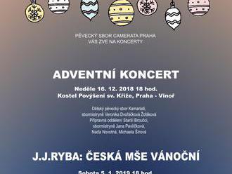 Adventní koncert a Česká mše vánoční - Praha Vinoř