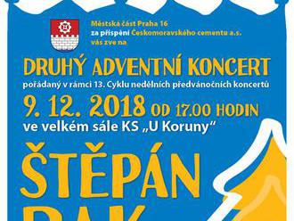 Adventní koncert - Štěpán Rak Praha Radotín