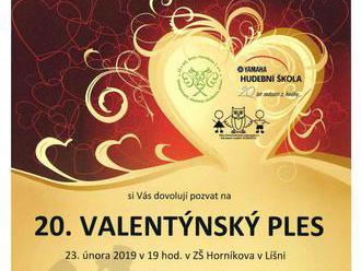 Valentýnský ples - Brno Líšeň