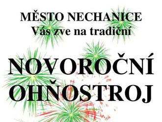 Novoroční ohňostroj - Nechanice