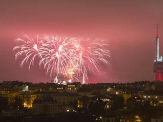 Pražský novoroční ohňostroj 2019