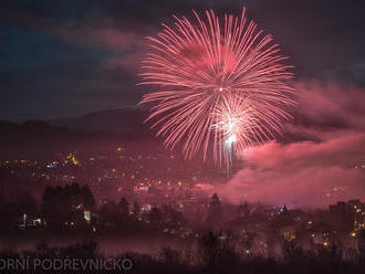 Novoroční ohňostroj - Vizovice