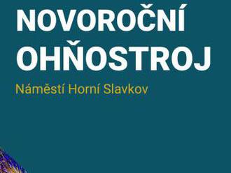 Novoroční ohňostroj - Horní Slavkov