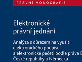   K čemu je prostý elektronický podpis? Recenze knihy Elektronické právní jednání