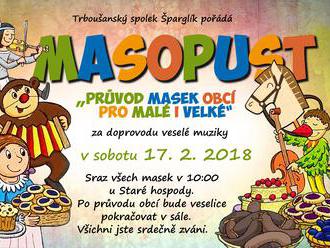 Masopust v Trboušanech únor - 2018