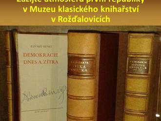 Výstavka k založení republiky v Muzeu klasického knihařství