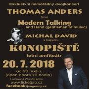 Thomas Anders from Modern Talking + Michal David