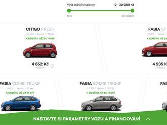   Škoda Auto spouští vlastní e-shop, vůz na operativní leasing lze objednat online