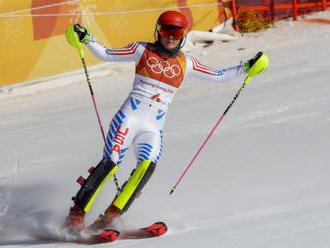 Topfavoritka Shiffrinová v slalome prekvapujúco nezískala medailu, zo zlata sa teší Hansdotterová