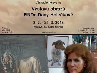 Výstava obrazů RNDr. Dany Holečkové