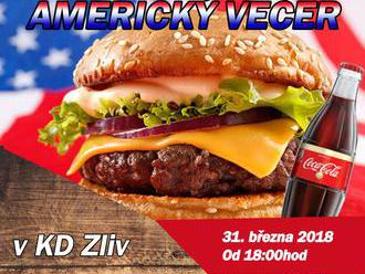 Americký večer - Burger dvouručák