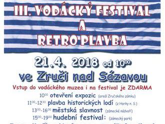 III. Vodácký festival a retro plavba