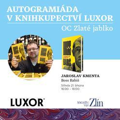 Autogramiáda Jaroslava Kmenty ke knize Boss Babiš