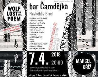 Wolf Lost in the Poem + Kříž Marcel - Dvojkoncert písničkářů v Čarodějce