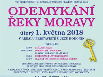 Odemykání řeky Moravy - Hodonín