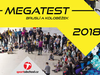 Megatest bruslí a koloběžek 2018