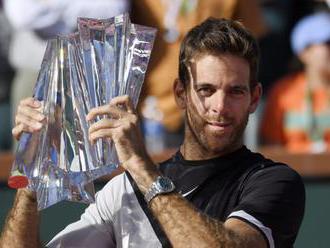 Video: Federer nevyužil tri mečbaly, finále turnaja v Indian Wells vyhral Del Potro