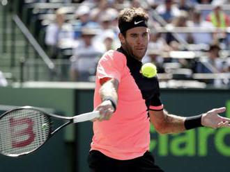 Video: Del Potro má stále šancu na „Sunshine Double“, osemfinále v Miami si zahrajú aj I