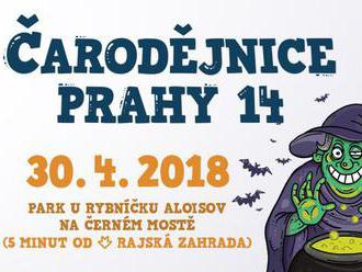 Čarodějnice v parku u rybníčku Aloisov - Praha