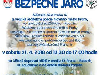 Bezpečné jaro - Dopravní hřiště Praha Radotín