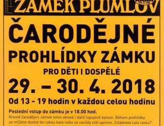 Čarodějné prohlídky zámku Plumlov