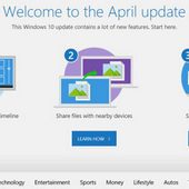 Blížící se aktualizace Windows 10 ponese označení April Update