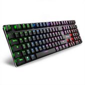 Sharkoon připravil minimalistické a nízké mechanické RGB klávesnice