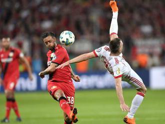 Video: Zápas Leverkusen – Bayern bol reklamou na futbal, krásny gól dal aj bývalý Trenčan Bail