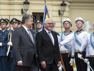 Steinmeier sa stretol s Porošenkom, podporil celistvosť Ukrajiny