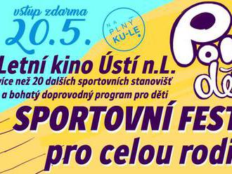 Sportovní festival pro celou rodinu - Letní kino Ústí nad Labem